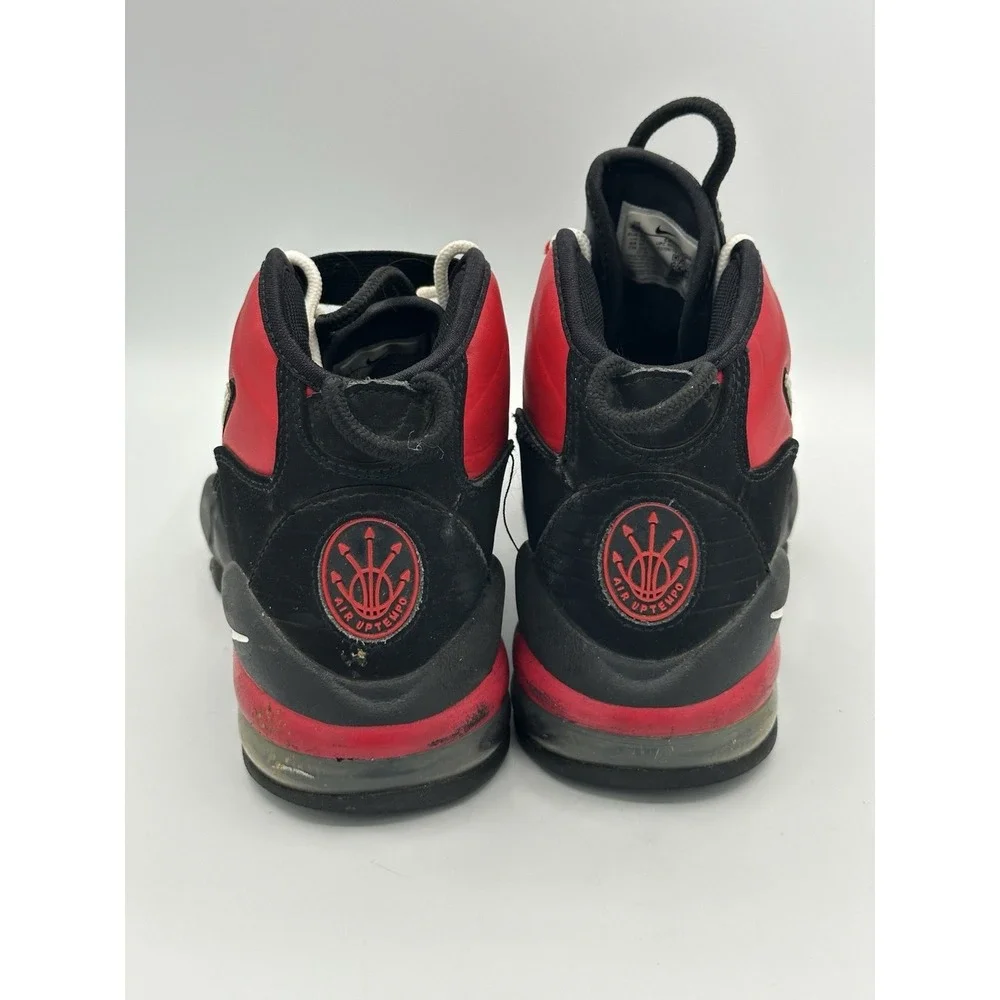 Nike Air Max Uptempo '95 Shoes University Red Black White Men's Size 8.5 Bulls